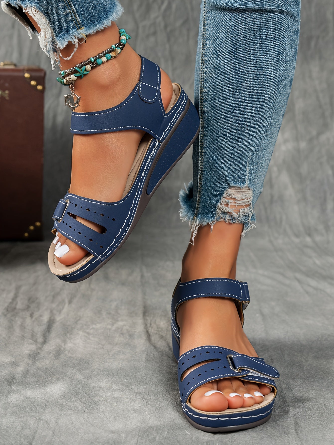Solarexa™ Cushioned Wedge Sandals — Enjoy Pain-Free Steps and All-Day Refreshing Comfort
