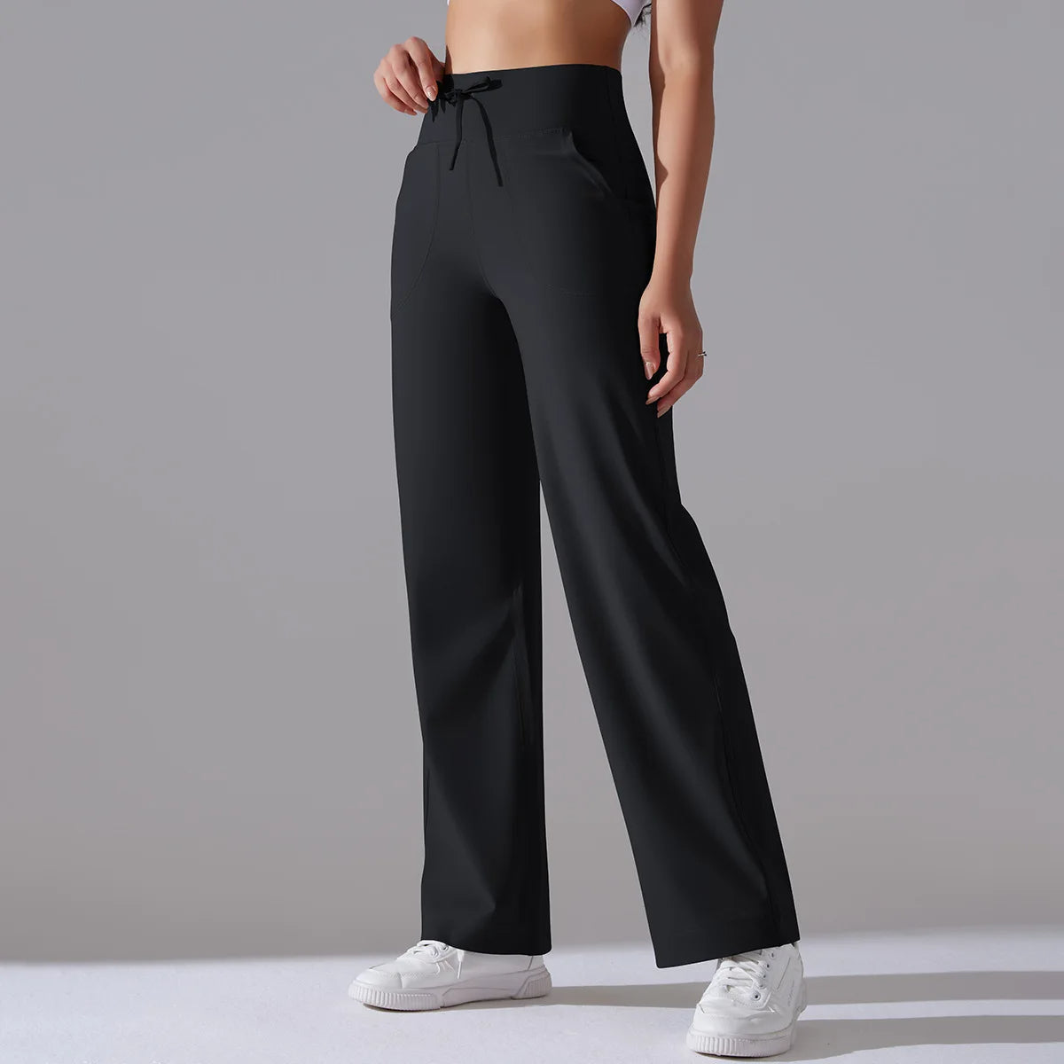 Jovenna — Wide-Leg Contour Pants with Soft 4-Way Stretch Fabric