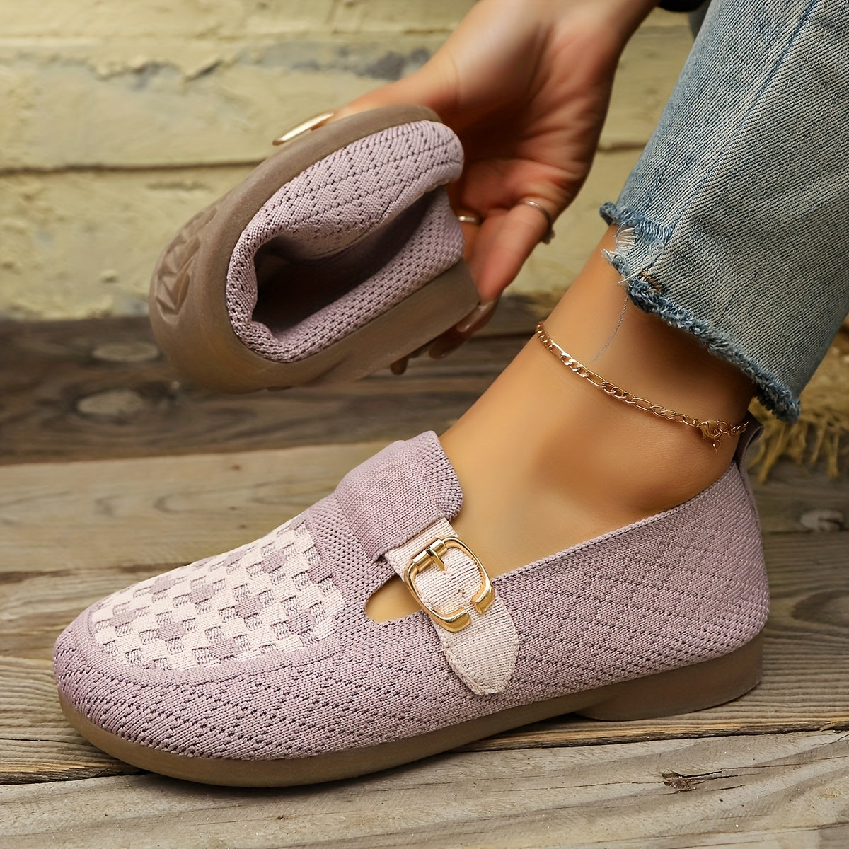 Norlan — Women's Ultra Comfortable Knitted Loafers with Ergonomic Support