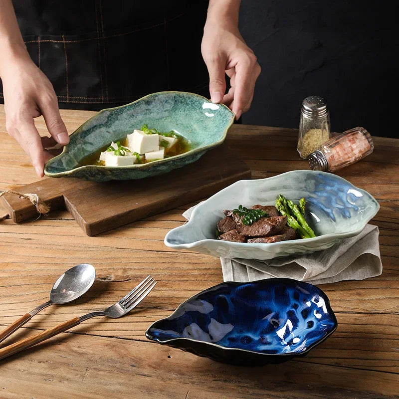 Calysta Shell Bowl — Handcrafted Ceramic with Ocean-Inspired Glaze