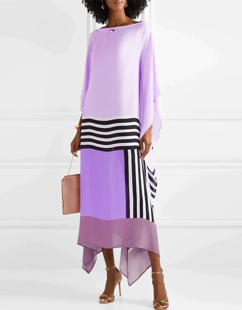 Nexora | Elegant Kaftan With Geometric Print