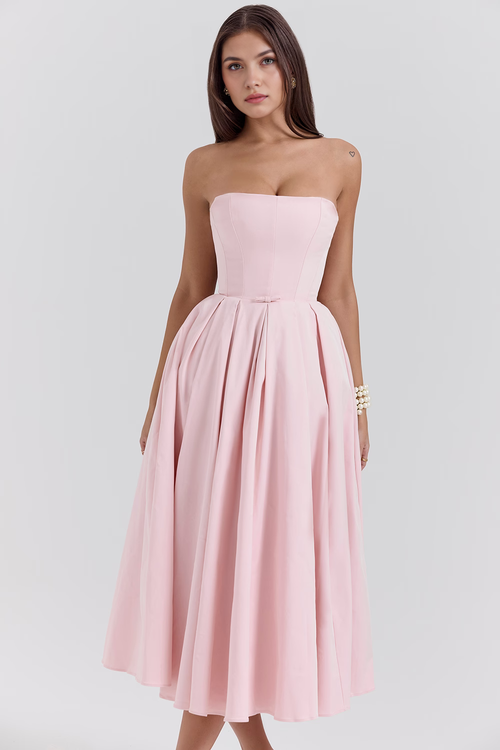 Liora — Elegant Bustier Dress with Waist-Defining Corset for Special Events