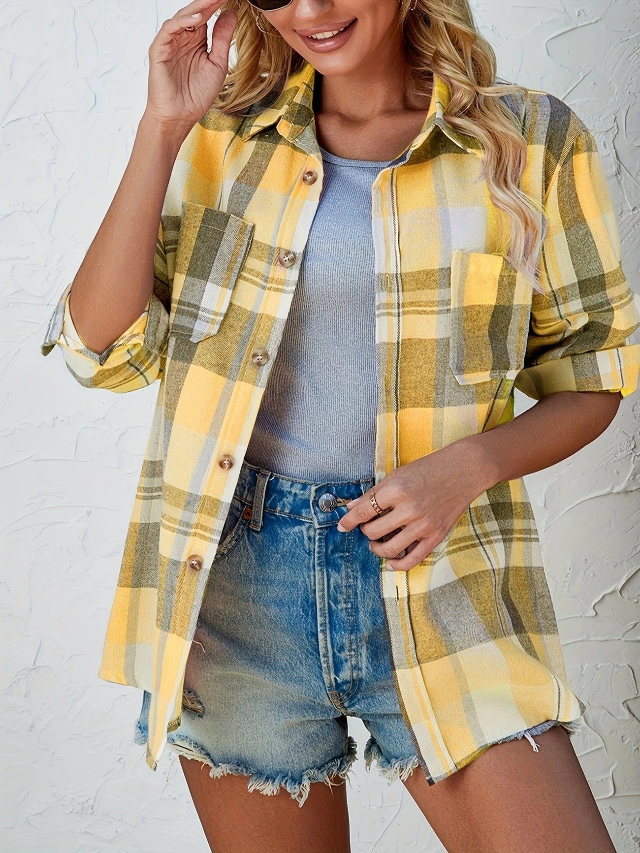 PlaidFlex™ — Effortless Comfort That Moves With Your Confidence