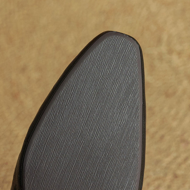 Ellara — Genuine Leather Mary Jane Pumps with Metal-Bit Strap