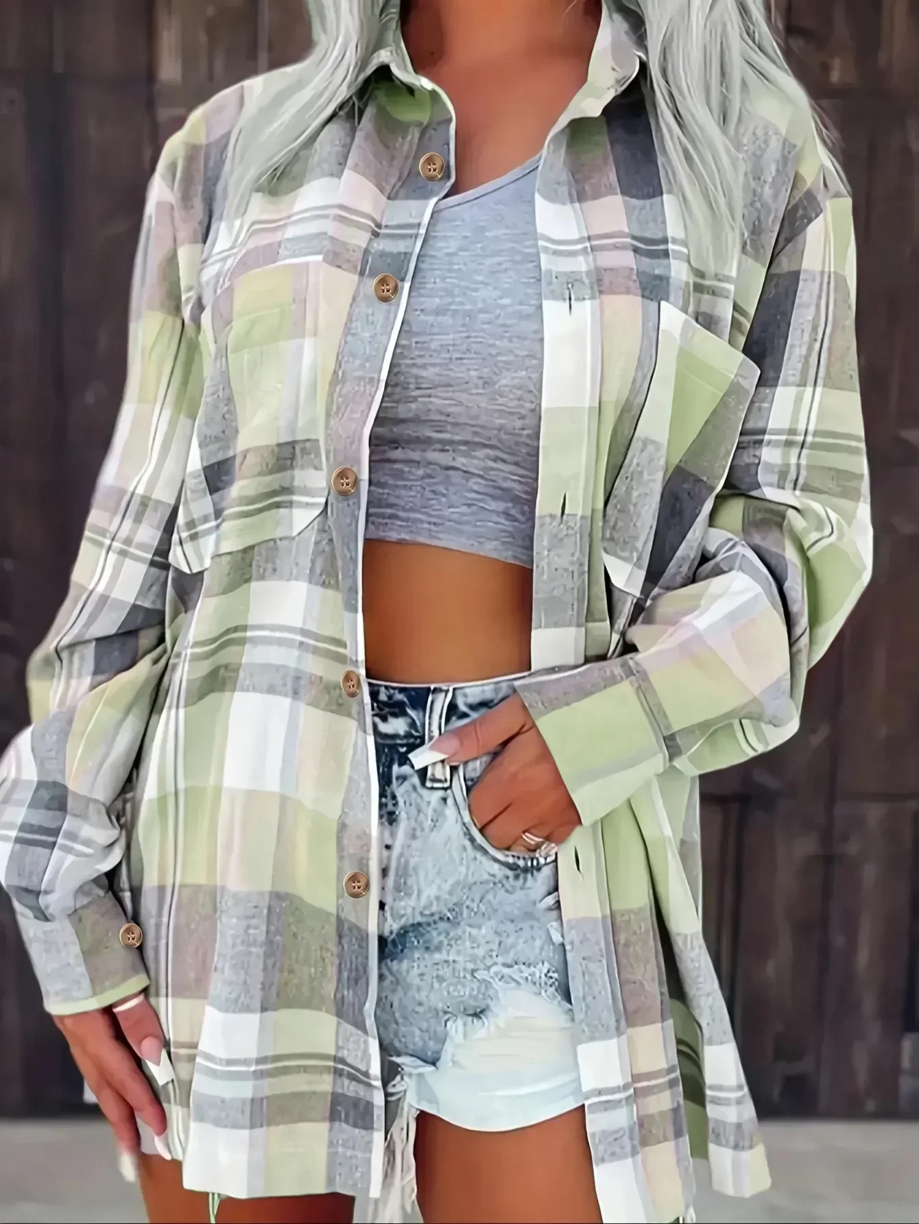 PlaidFlex™ — Effortless Comfort That Moves With Your Confidence