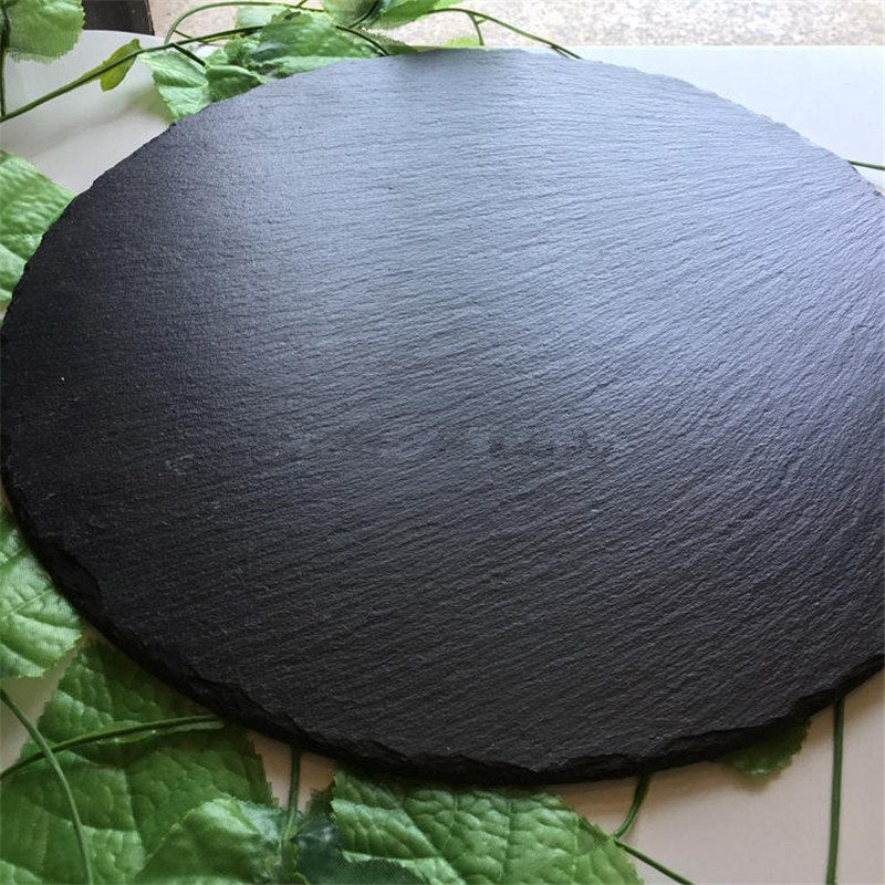 Merrow SlatePlate — Durable Black Serving Plate for Hot & Cold Dishes