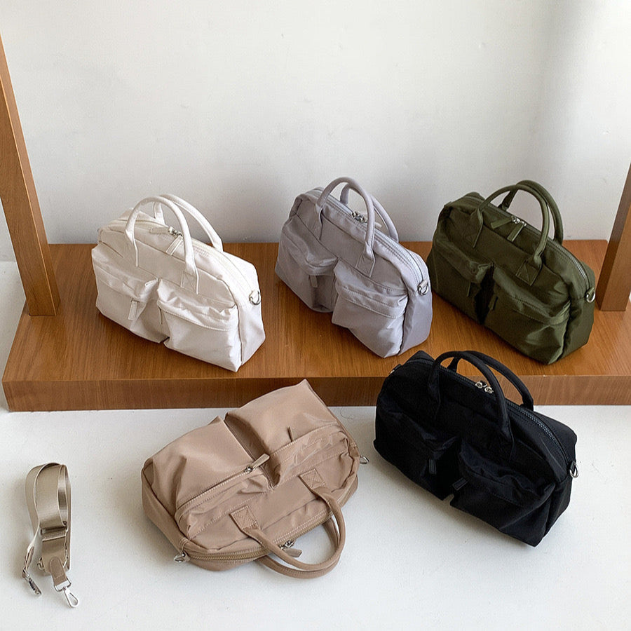 Kalen — Lightweight Nylon Crossbody Bag with Zipper Compartment