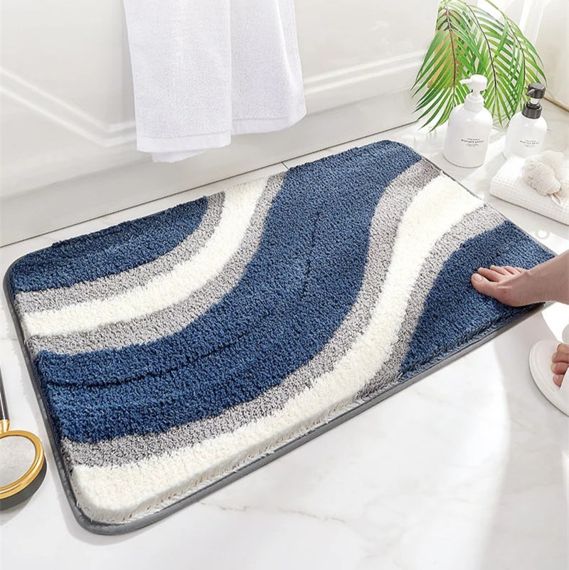 Virella — Organic Cashmere-Soft Bath Rug with Non-Slip Backing