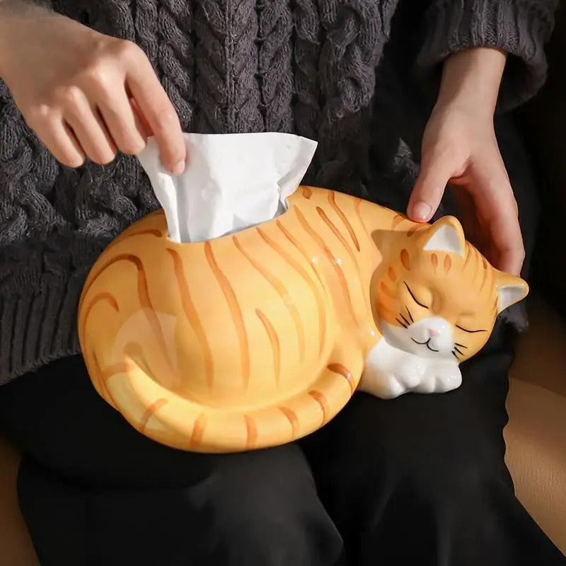 Cozy Ceramic Cat™ — Turn Everyday Tissues into a Stylish, Heartwarming Moment