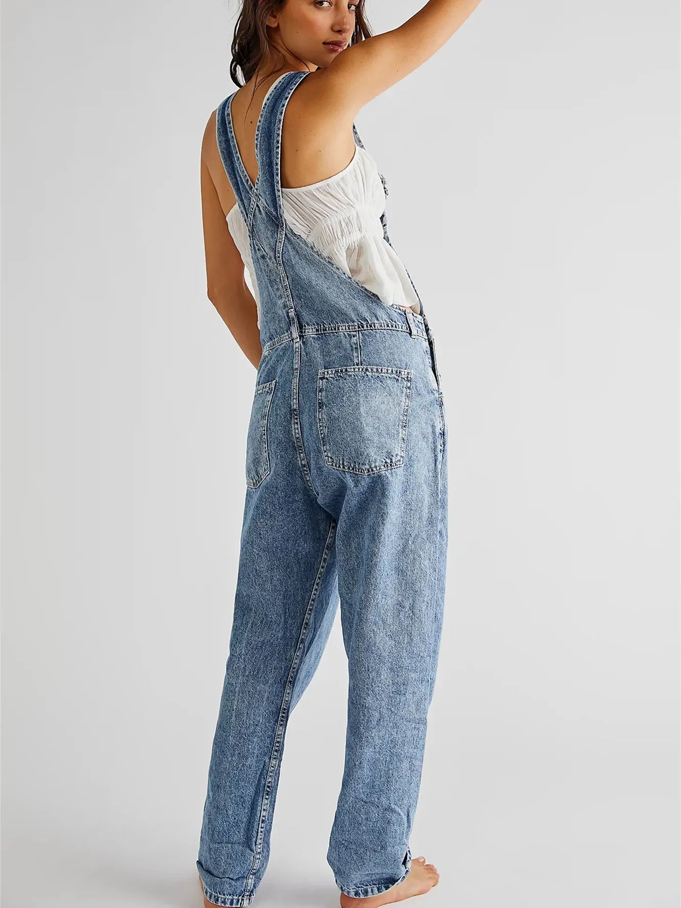 Vistara Overalls — Comfortable Flexible Denim with Adjustable Straps