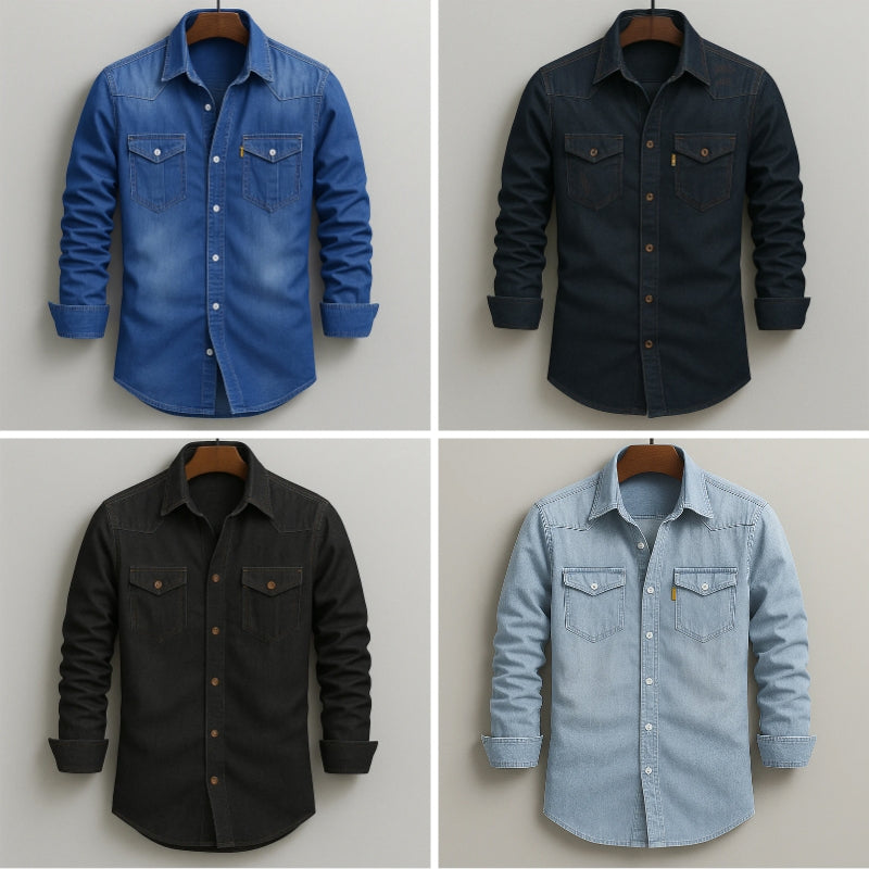 BenSmithColoradoDenimShirt™ — Own Every Moment with Unmatched Comfort and Rugged Style