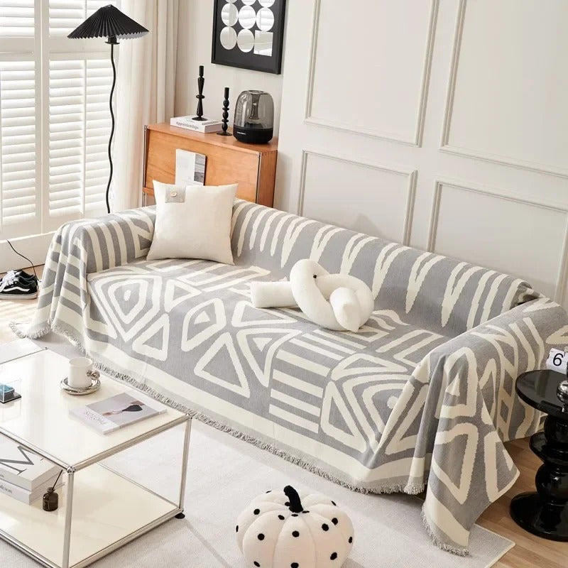 Havenly ā Durable Chenille Couch Cover with Family-Friendly Protection