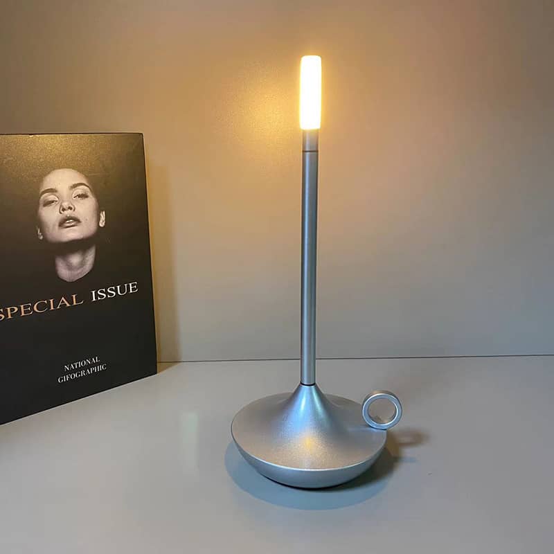 Lioren — Modern Candlestick Light with Touch Dimming and Rechargeable Battery