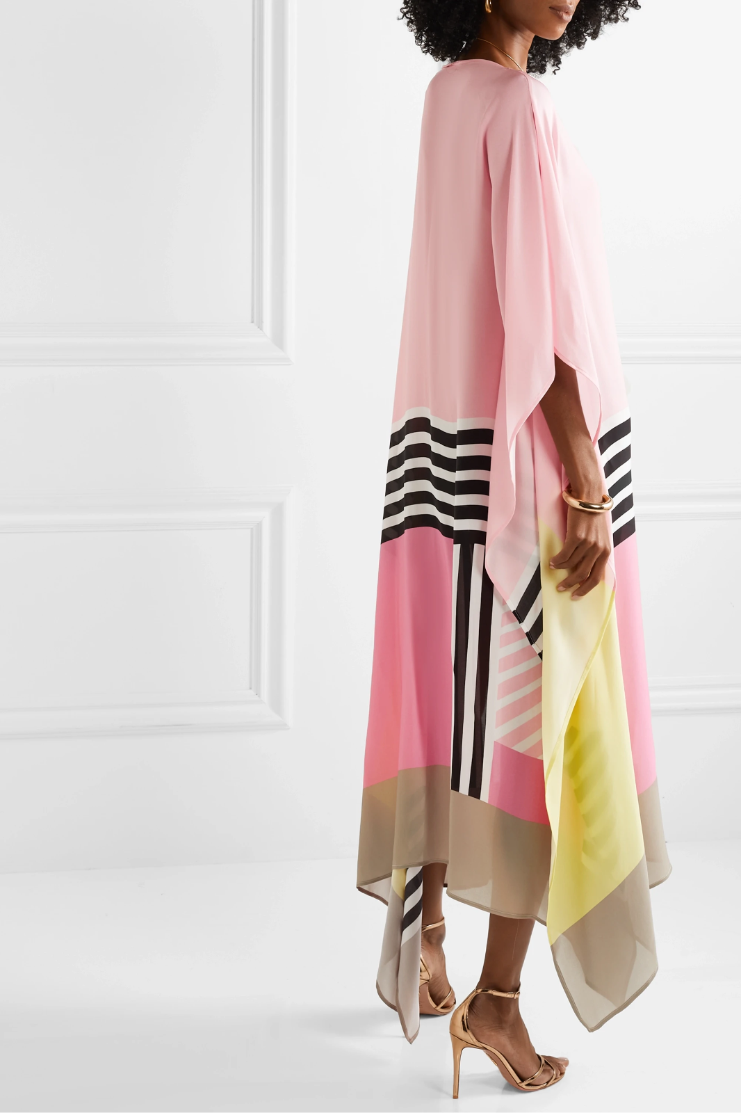 Nexora | Elegant Kaftan With Geometric Print