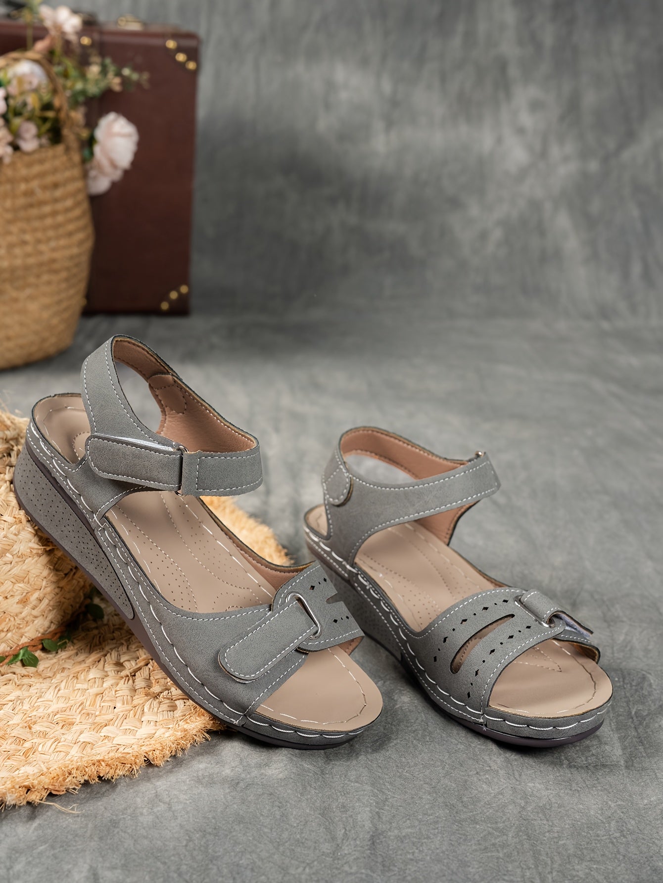 Solarexa™ Cushioned Wedge Sandals — Enjoy Pain-Free Steps and All-Day Refreshing Comfort