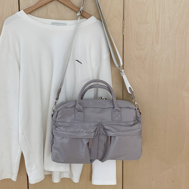 Kalen — Lightweight Nylon Crossbody Bag with Zipper Compartment