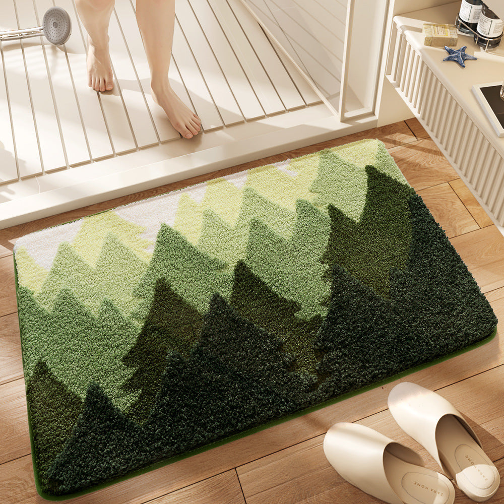 Solara Plush Rug — Soft Microfiber Floor Mat with Non-Slip Backing