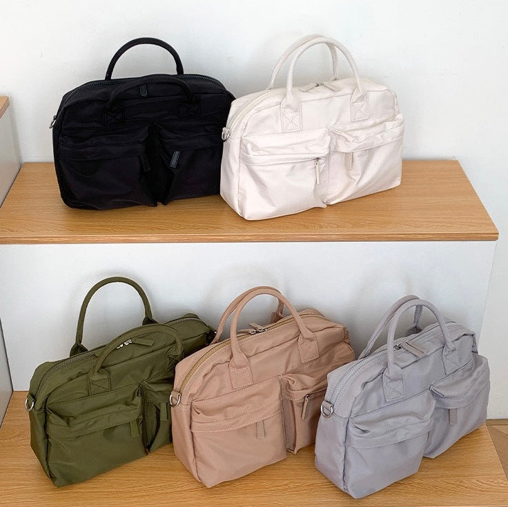 Kalen — Lightweight Nylon Crossbody Bag with Zipper Compartment