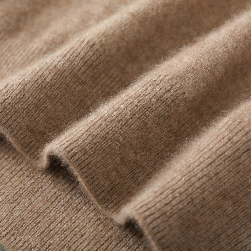Lioren — Pure Cashmere V-Neck Vest with Tailored Fit