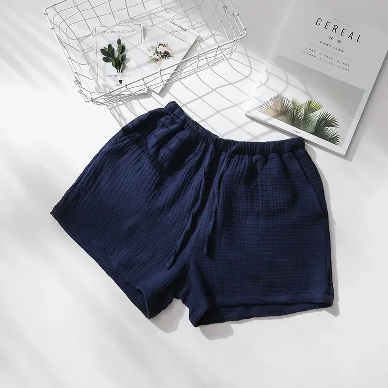 Crepe Cotton Shorts™ — Sleep Cool, Move Free, and Feel Blissfully Comfortable All Day