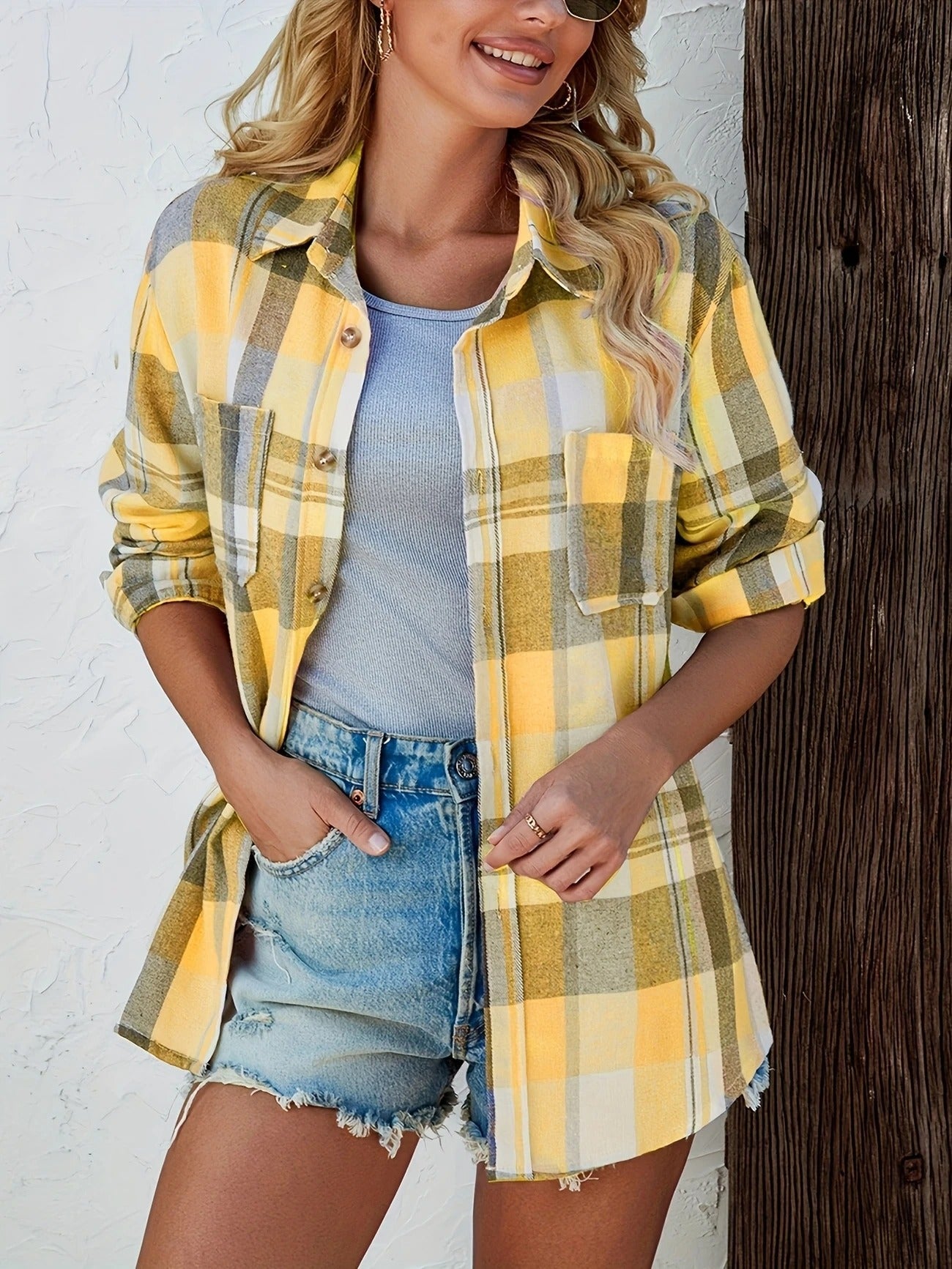 PlaidFlex™ — Effortless Comfort That Moves With Your Confidence