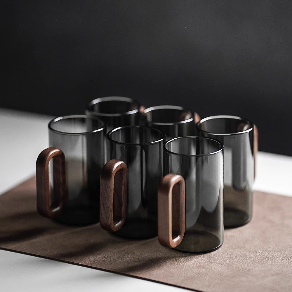 Smoked Gradient Glass Mug™ — Ignite Your Daily Ritual with Stunning Style and Comfort