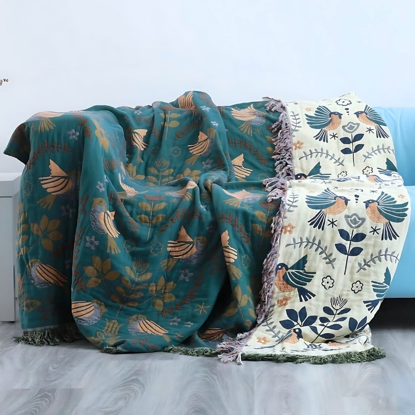 Meadow Bird Blanket™ — Wrap Yourself in Soothing Elegance That Lifts Every Moment