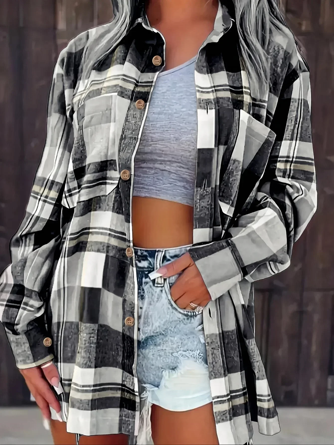 PlaidFlex™ — Effortless Comfort That Moves With Your Confidence