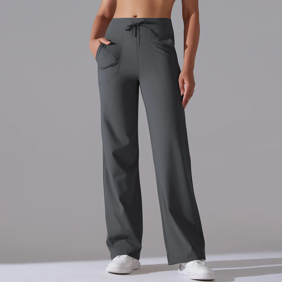 Jovenna — Wide-Leg Contour Pants with Soft 4-Way Stretch Fabric