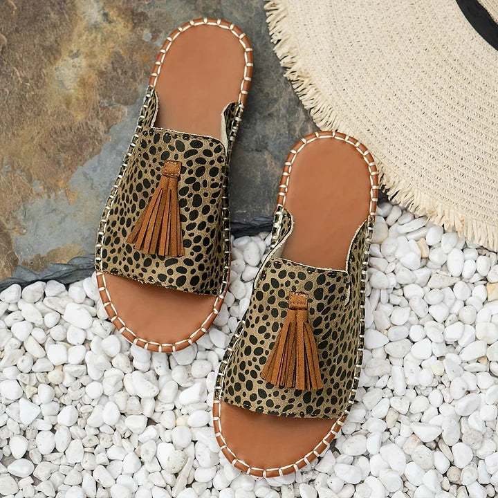 Nevara — Women's Boho Tassel Sandals with Cushioned Comfort