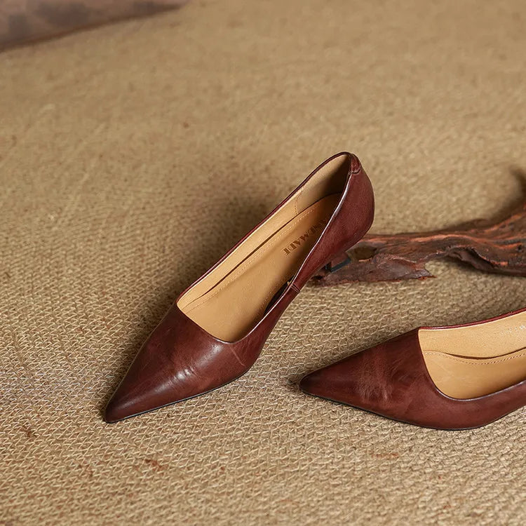 Premium Leather Pumps™ — Unleash All-Day Power and Effortless Elegance