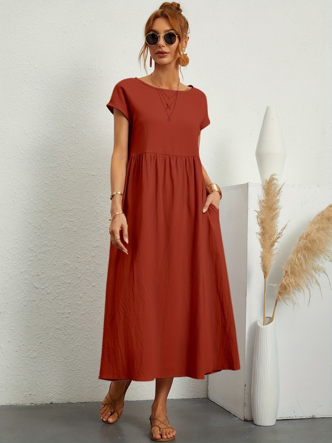 VeraLuxe™ Casual Dress — Effortless Elegance That Commands Every Room