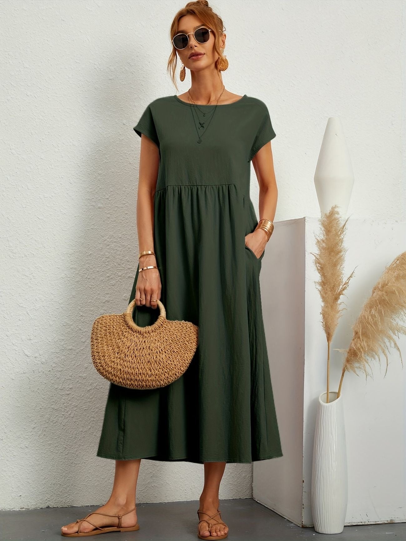 VeraLuxe™ Casual Dress — Effortless Elegance That Commands Every Room