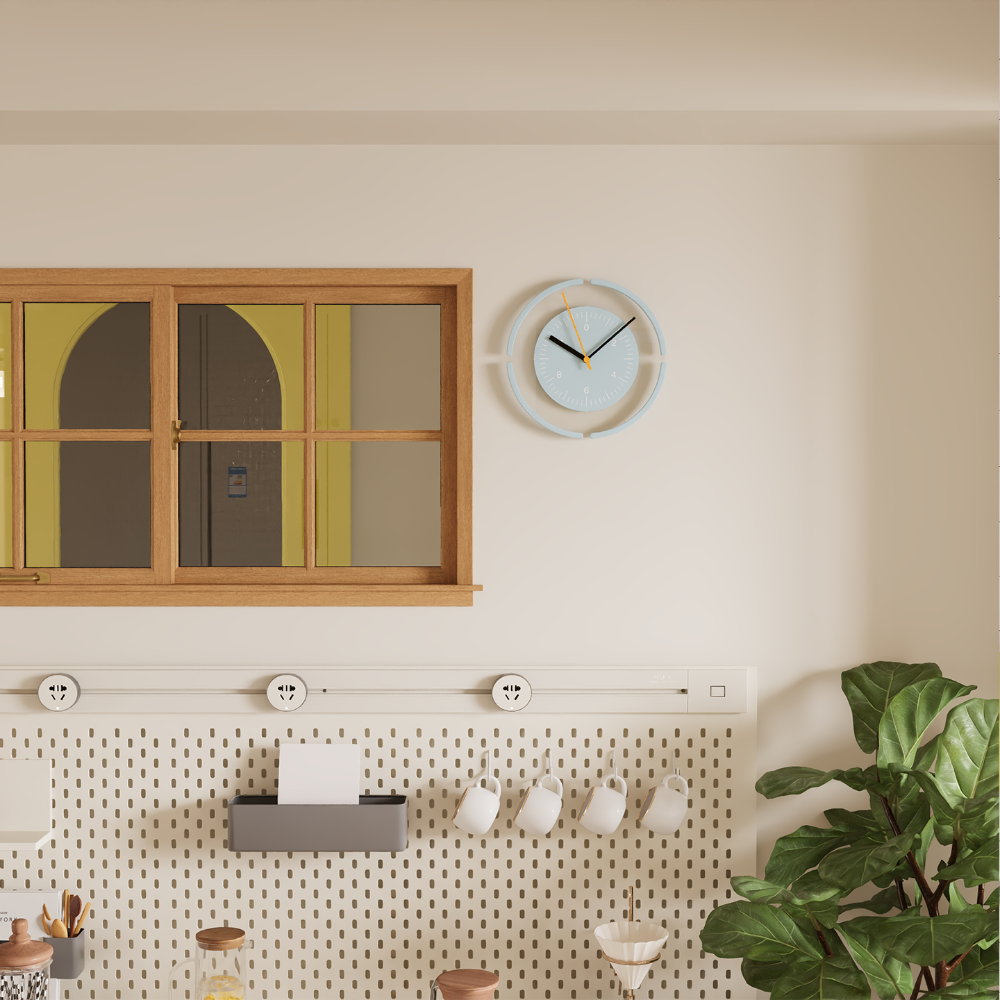 Orbin — Modern Ring Wall Clock with Silent Sweep Movement