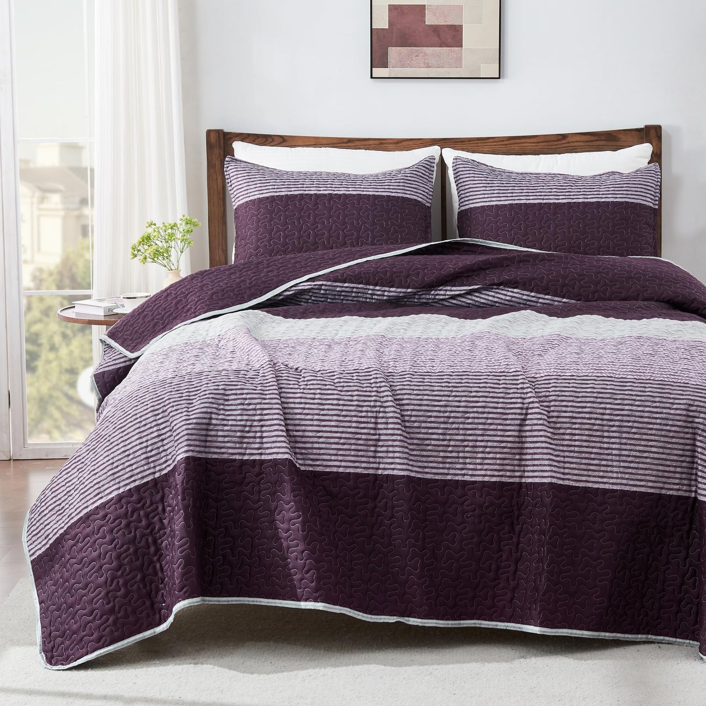 NoirZen™ Quilt Set — Wrap Yourself in Bold Style and All-Season Cloudlike Comfort