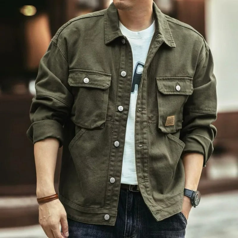Kairo Jacket — Soft Cotton-Lined Autumn Jacket with Wind Resistance