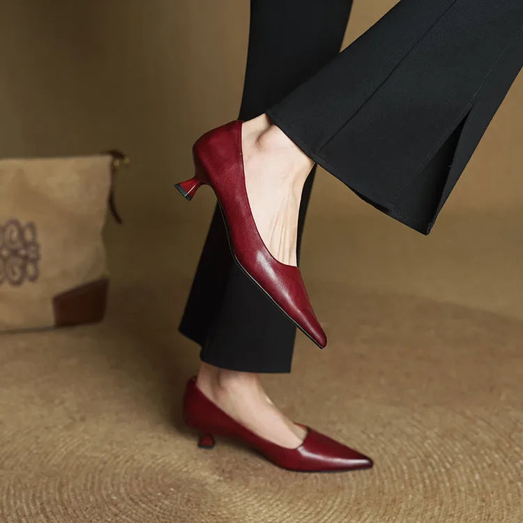 Premium Leather Pumps™ — Unleash All-Day Power and Effortless Elegance