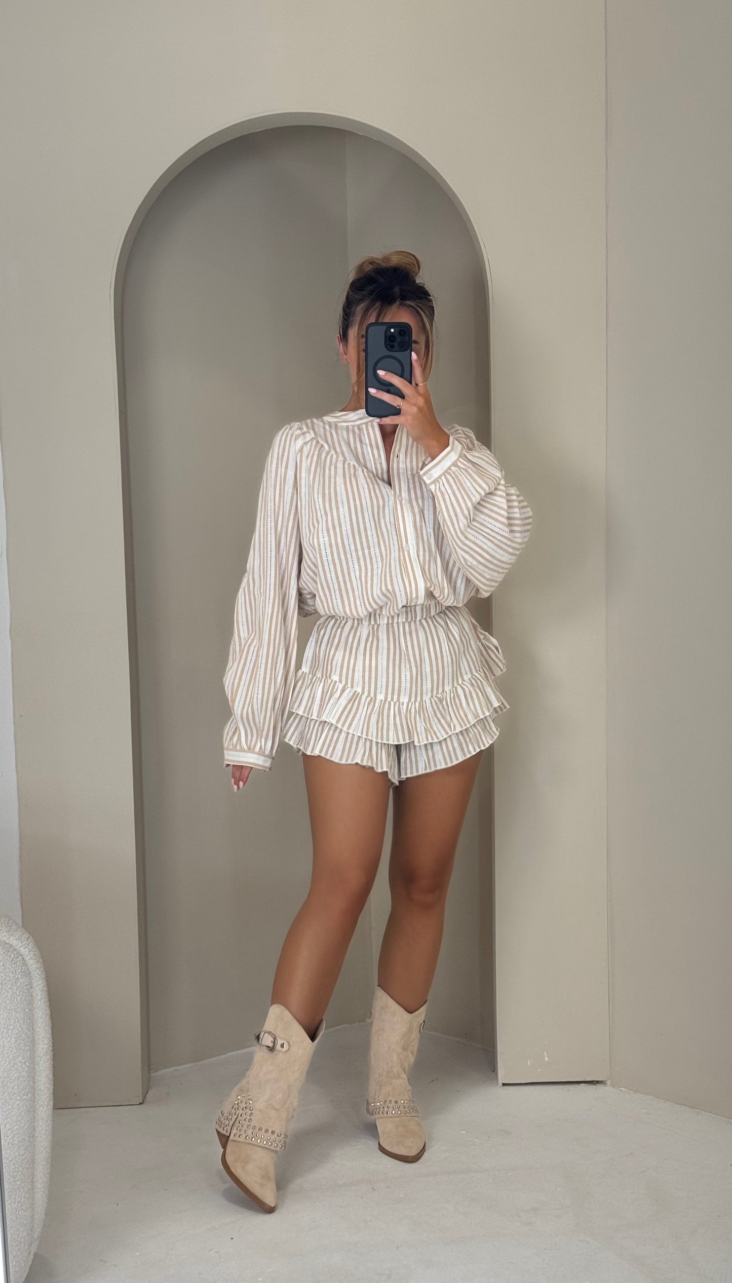 Georgie Linen Set™ — Feel Effortless Cool Confidence Wherever You Go