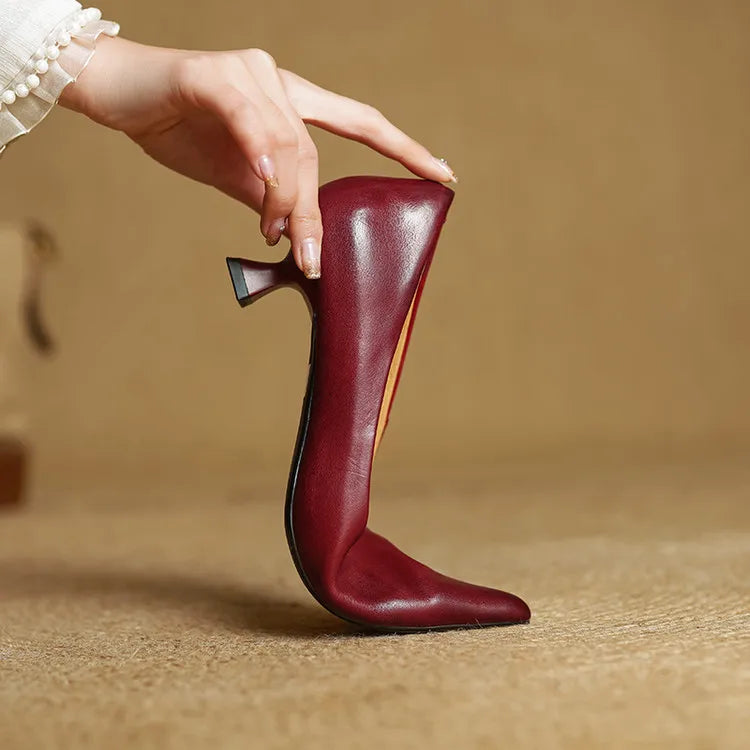 Premium Leather Pumps™ — Unleash All-Day Power and Effortless Elegance