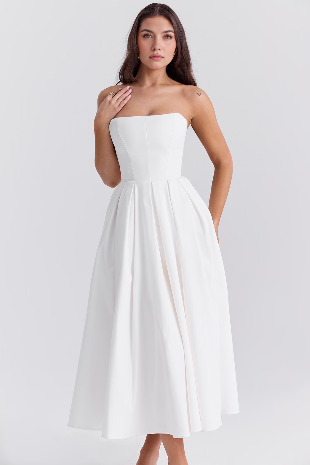 Liora — Elegant Bustier Dress with Waist-Defining Corset for Special Events