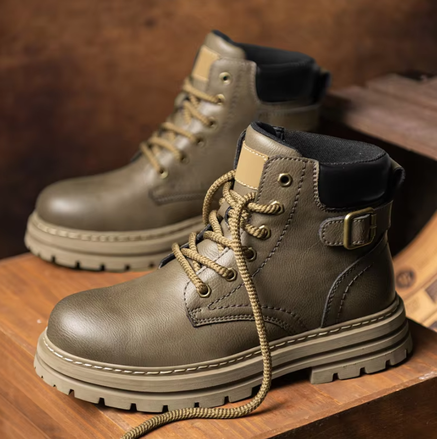 Norla Boots — Genuine Leather Durable Casual Boots with Adjustable Buckle