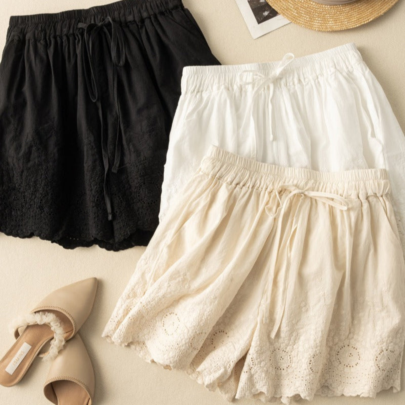 BreezyLinen Shorts™ — Experience Effortless Cool Comfort and Feminine Elegance All Day