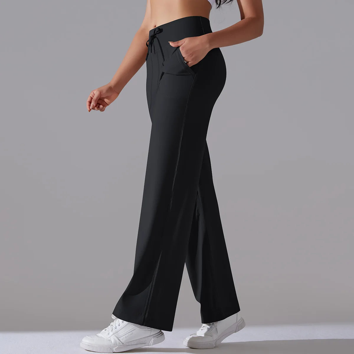 Jovenna — Wide-Leg Contour Pants with Soft 4-Way Stretch Fabric