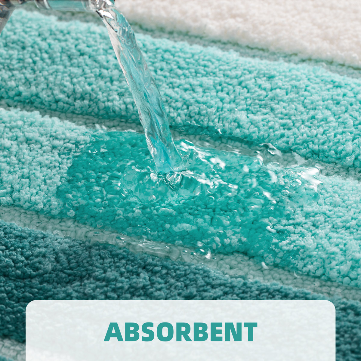 Liora — Organic Cashmere Bath Rug with Non-Slip Backing