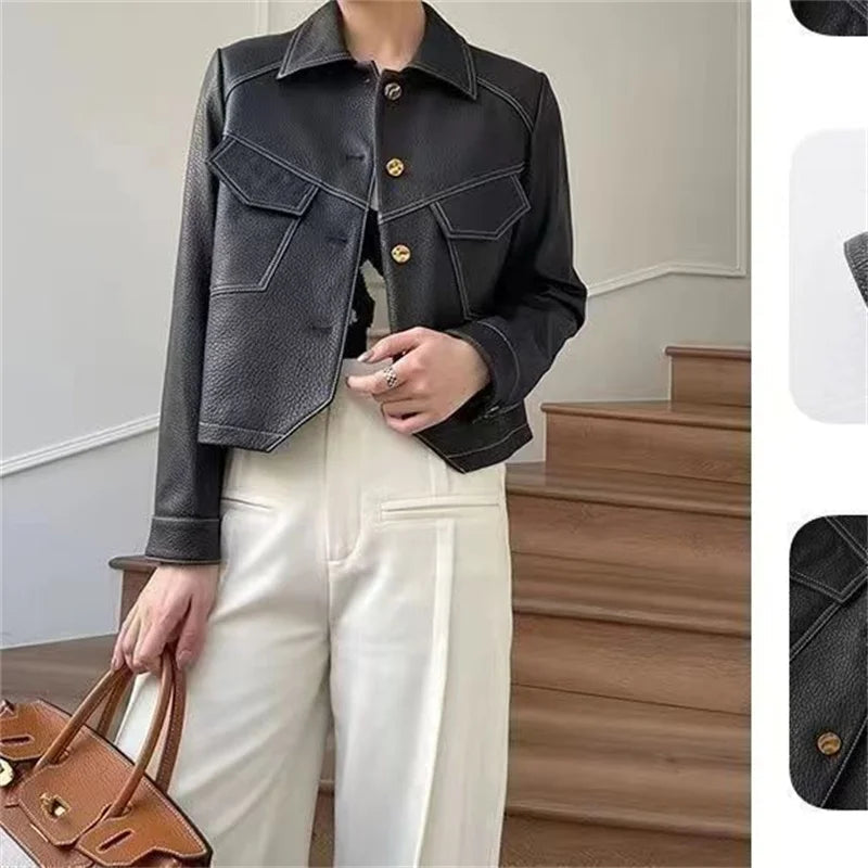 Vegan Leather Jacket™ — Own Every Room with Bold Power and Supreme Comfort