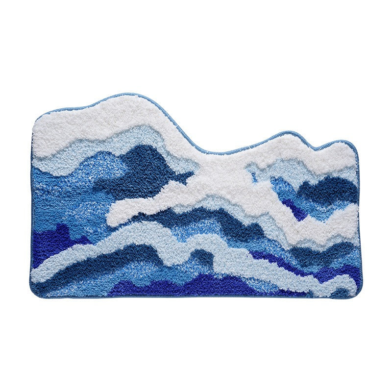 Elan Bora Blue Mat™ — Step Into Soothing Luxury That Warms and Protects Every Inch