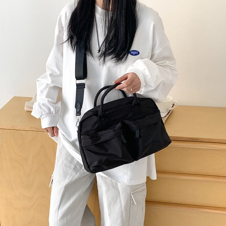 Kalen — Lightweight Nylon Crossbody Bag with Zipper Compartment