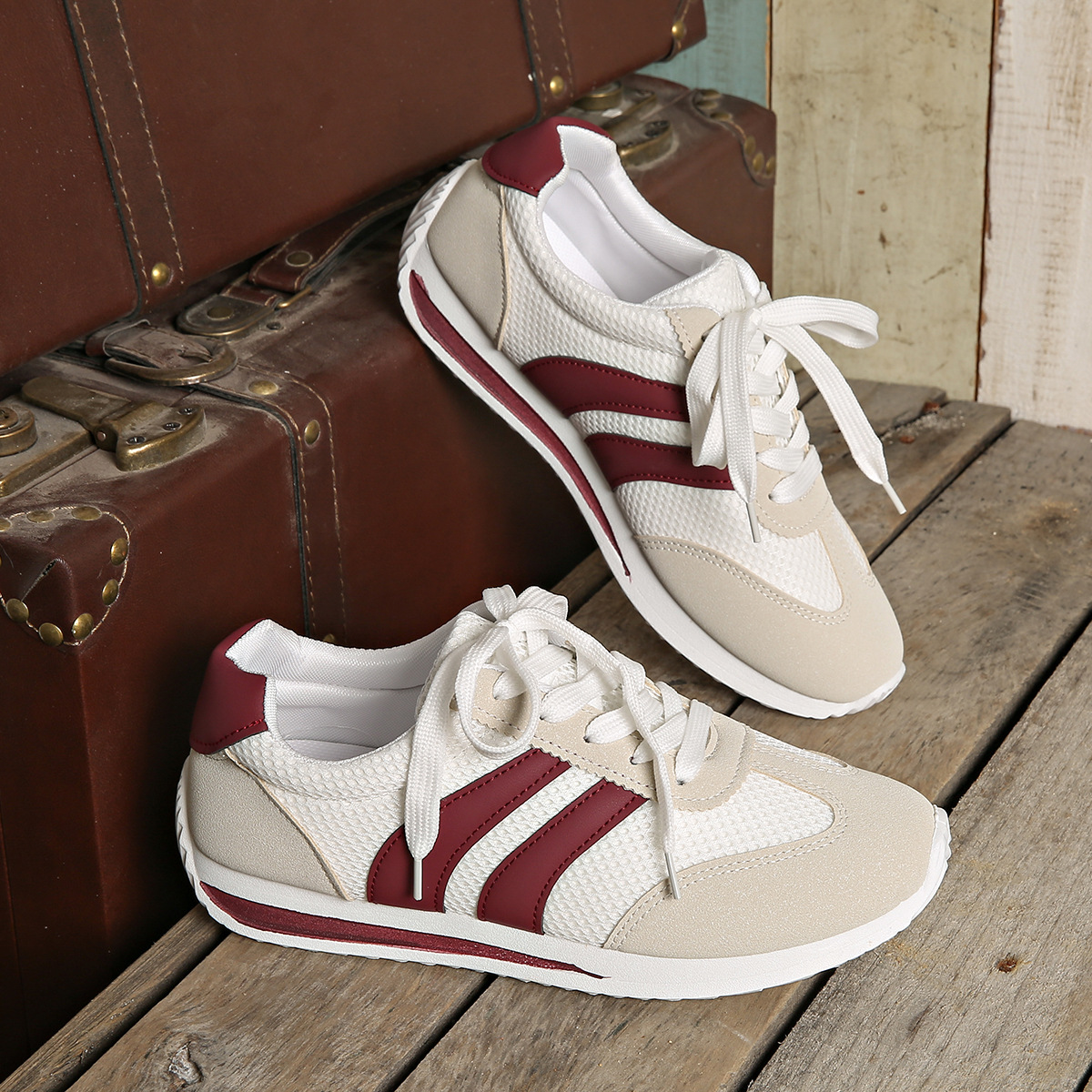Vexa — Retro Mesh Sneakers with Cushioned Comfort