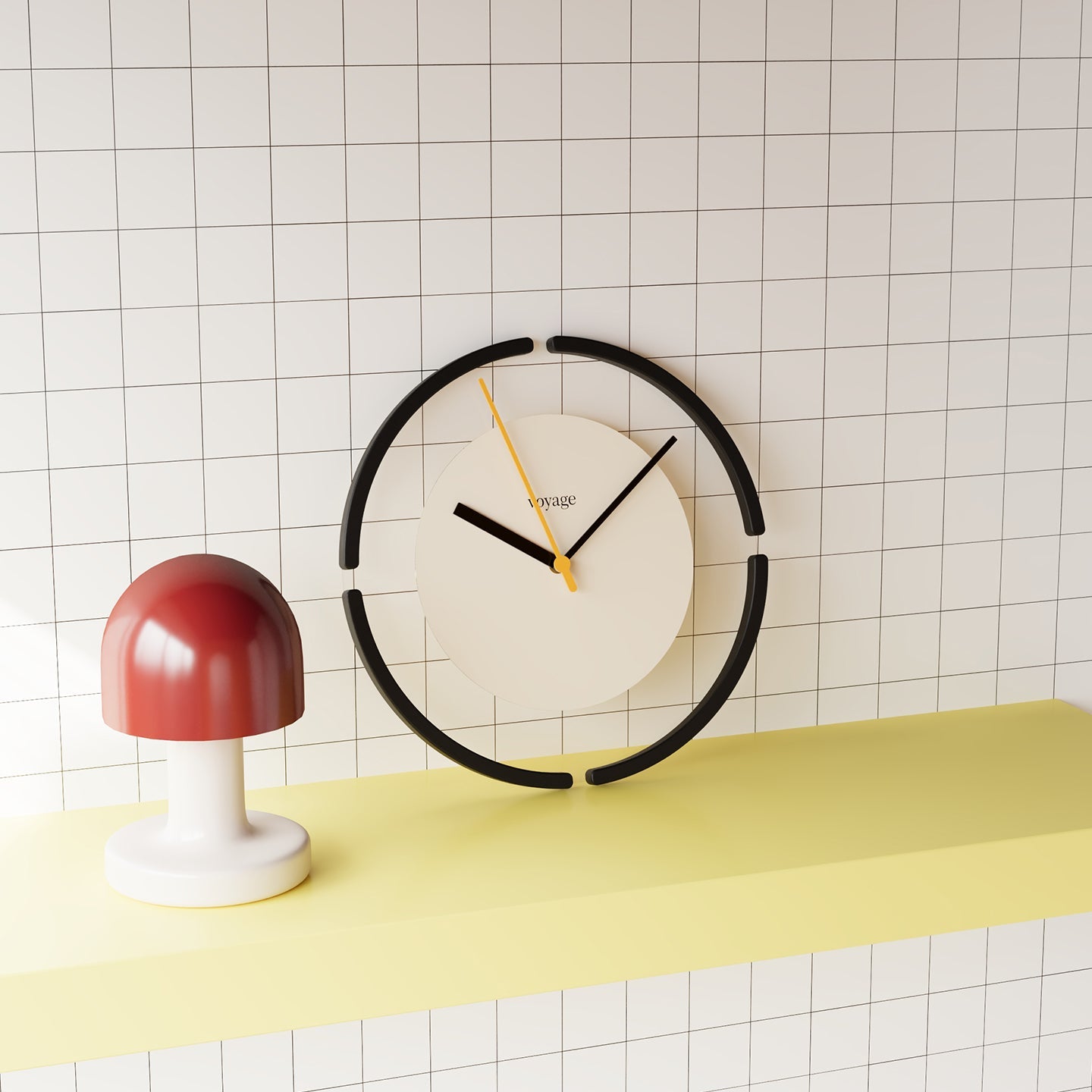 Orbin — Modern Ring Wall Clock with Silent Sweep Movement