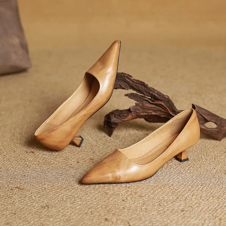 Premium Leather Pumps™ — Unleash All-Day Power and Effortless Elegance